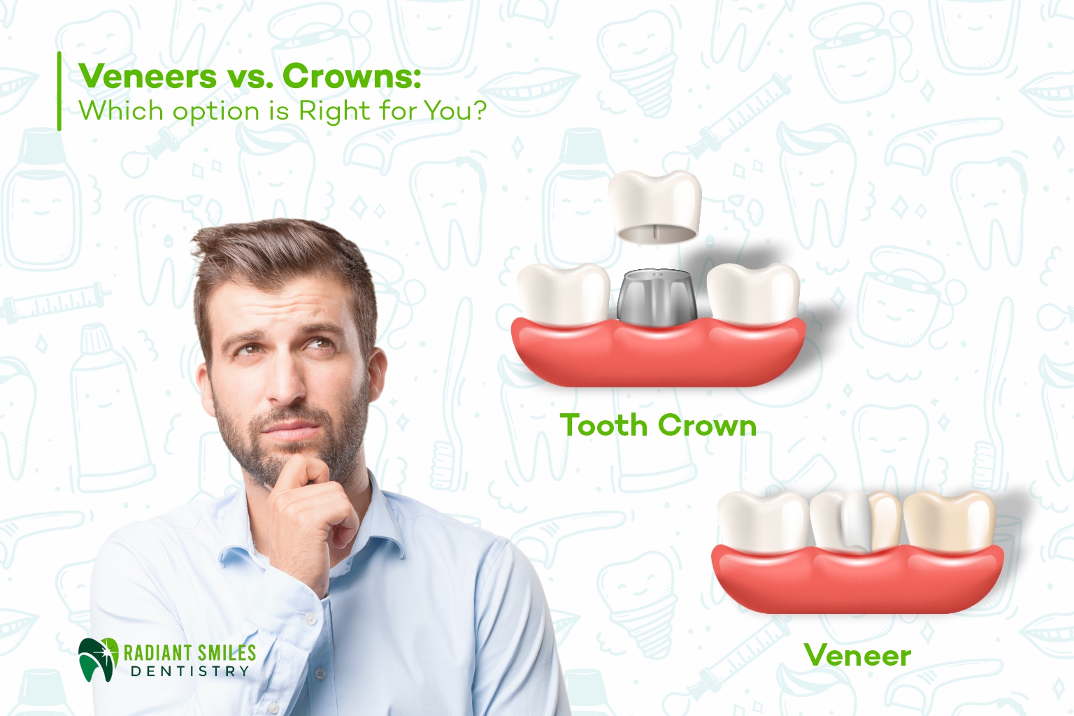 Veneers vs. Crowns: Which Option is Right for You?